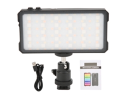 Linterna De Relleno Led Rgb De Color Completo Manbily Mfl‑02 3000k-6500k Con Cabezal De Bola Y Zapatos Fríos, Portátil Para Cámara