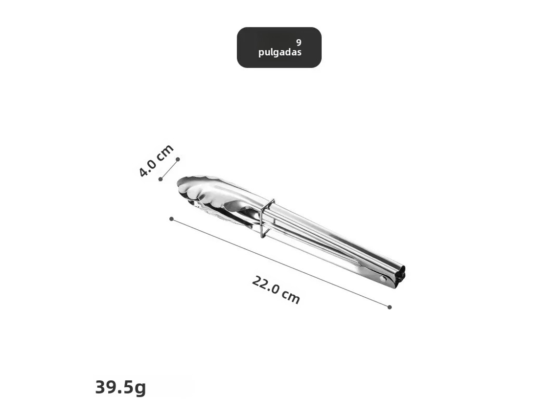 Alicate De Aço Inoxidável Para Fixação De Alimentos Na Cozinha (9 Polegadas), Ferramenta Para Churrasco