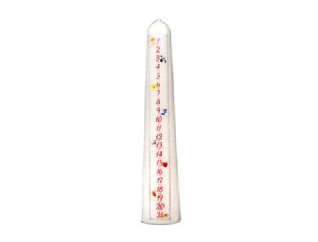 VELA DA VIDA /ANIVERSARIO 39CM D.7.7CM BRANCA