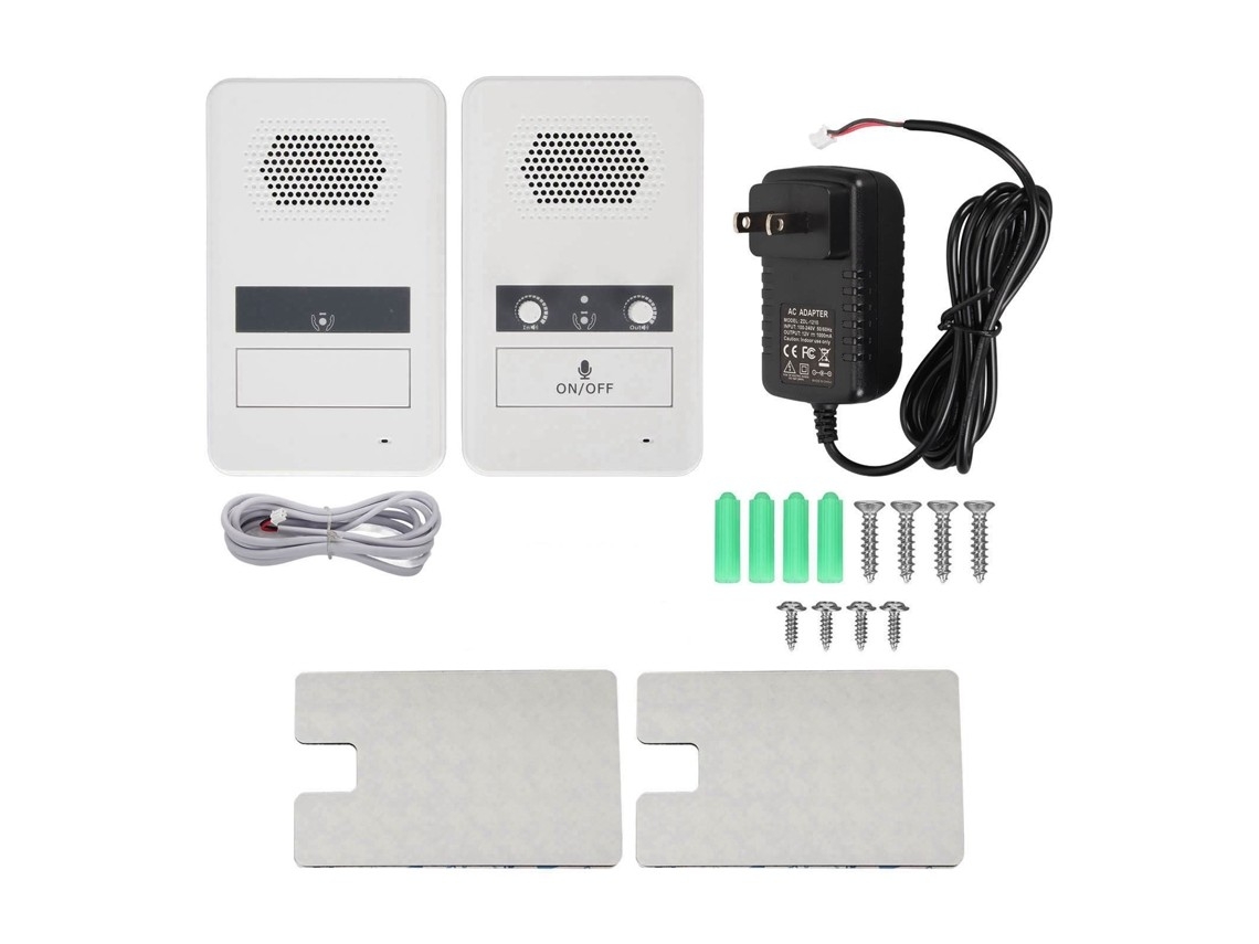Sistema De Intercomunicação Com Função Duplex, Alto-falante De Alta Qualidade E Microfone De 3 Watts Para Bancos – Branco
