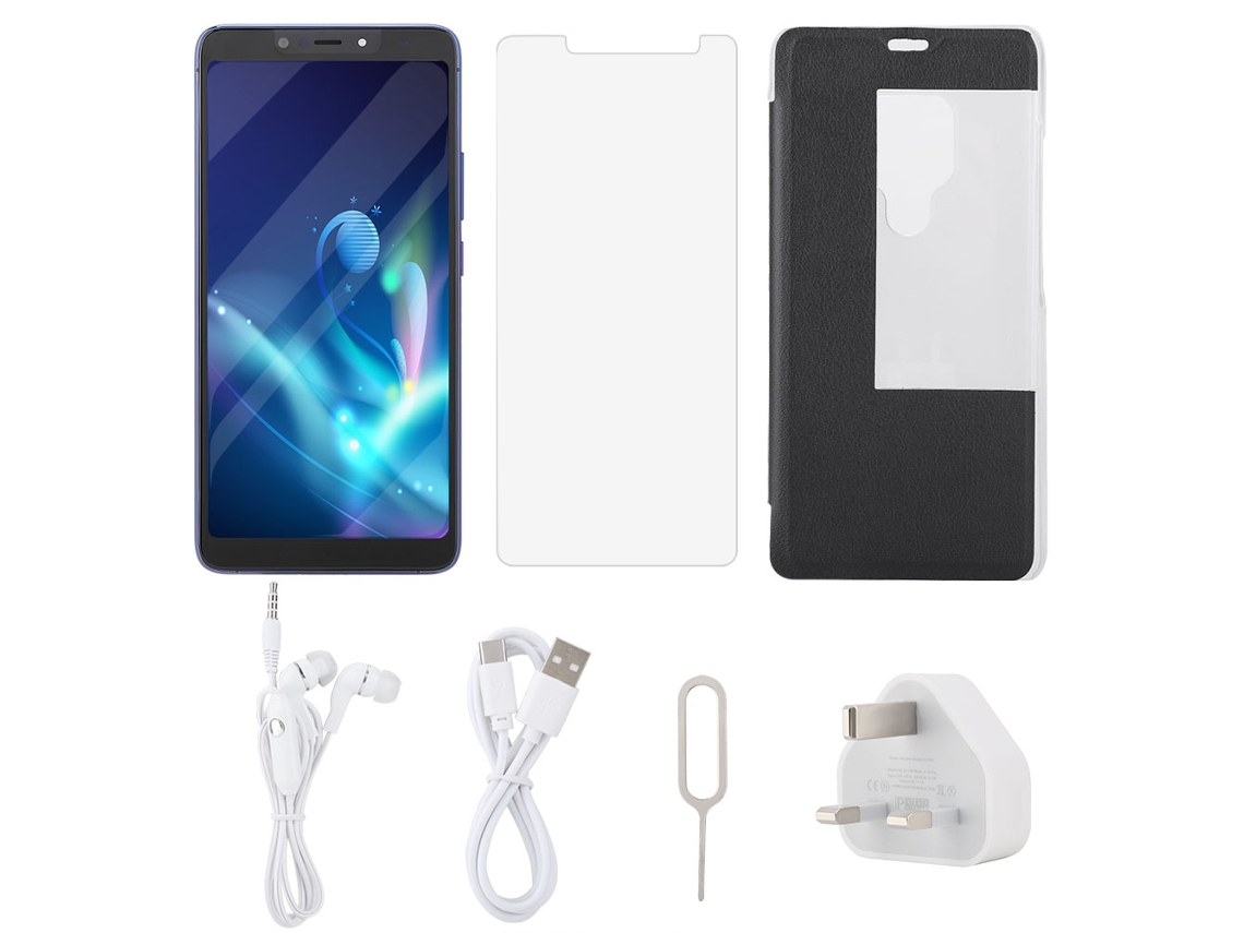 Laxiscreed Smartphone Com Ecrã Hd E Reconhecimento De Impressão Digital De Alta Performance