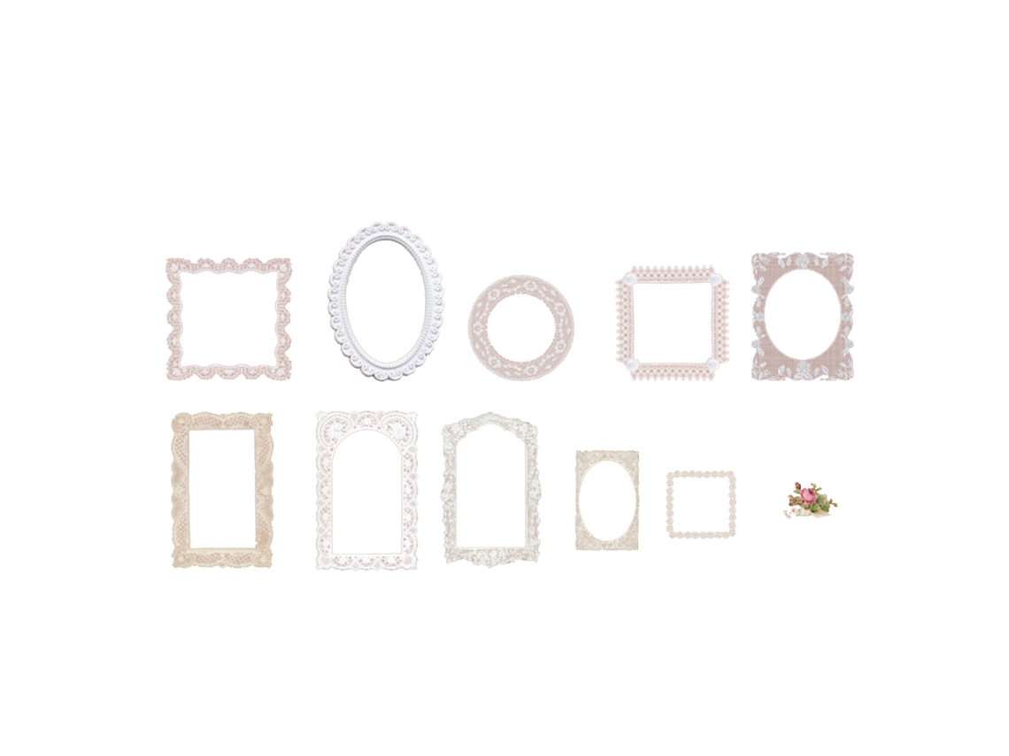 20 Adesivos Decorativos Moldura PORTAL