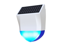 Alarma Exterior Solar Wifi com Luz e Som | S/MARCA