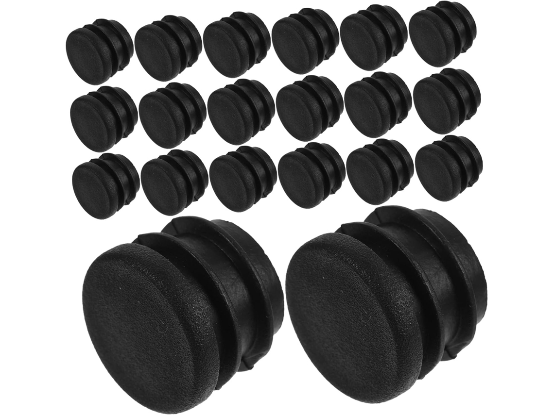 Aboofan 100-protetores De Piso Plástico Preto Com Design Versátil, Ideais Para Pés De Móveis, Tubulações E Armários De