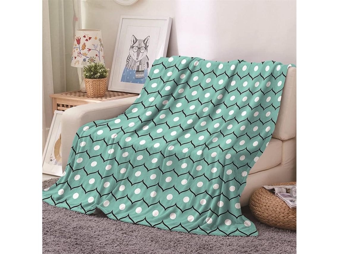 Manta de Flanela Fansu Estampa 3d Quente e Macia em Microfibra Ideal para o Inverno Perfeita Cama Ou Sofá Adeq