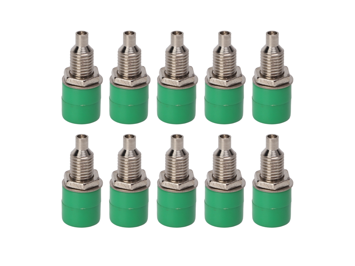 10 Binding Post Socket: Boa Isolação, Estável, Flexível, M5, 2.5mm