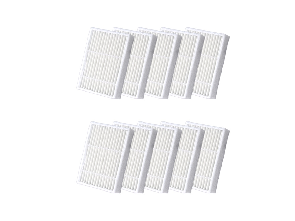 10 peças/lote kt 504 robô aspirador de pó hepa filtro para kitfort kt 504 e panda x600 pet robótico aspirador peças acessórios