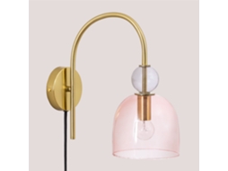 SKLUM Candeeiro de Parede de Cristal Bezany Colors Ferro Vidro Multicor Fresh