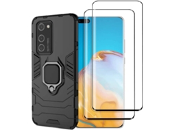 Película De Ecrã Ultra Anel Antiqueda Proteção Total Fácil Para Huawei Huawei P40 Pro/p40 Pro Plus Hongwe.