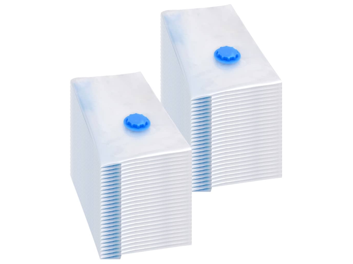 Vidaxl Sacos Para Arrumação De Roupas A Vácuo 60x40 Cm 50 Pcs