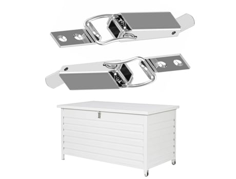 Trinco de alavanca faça você mesmo para portas de mesa de baú - Kit 10pcs
