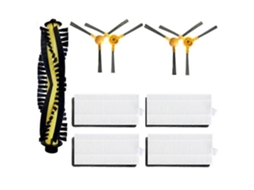 Tipo A Para Aspirador De Pó Robô Tesvor X600/x500 Pro/x500/m1/t8/m6 4 Escovas Laterais 1 Escova Principal 4 Brilvibera