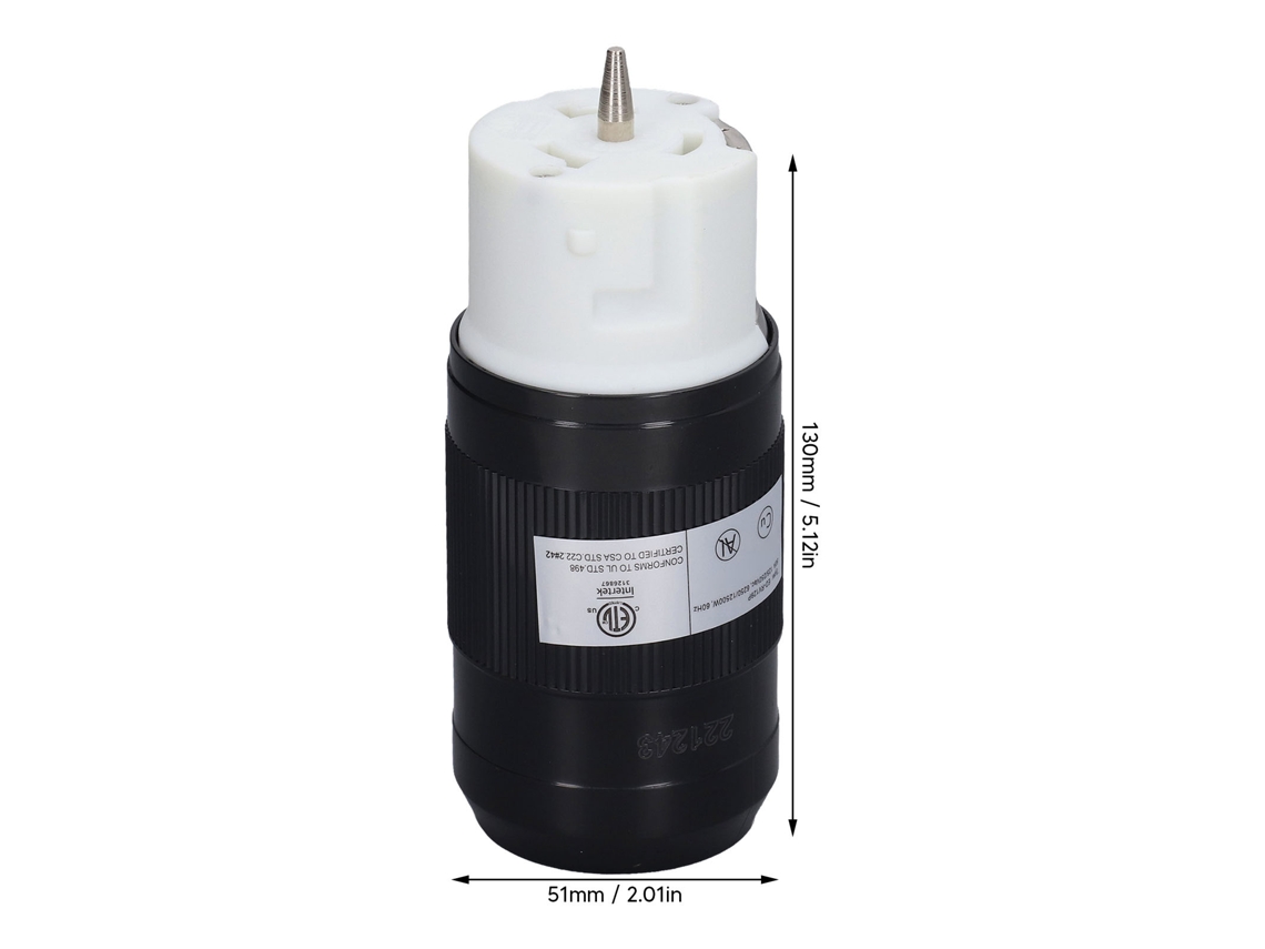 Laxiscreed Conector De Ligações Feminino Para Gerador Com Engate Rosqueado - 50a Para Caravanas E Veículos