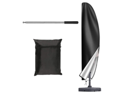 Capa Para Guardar Pára Sol Desportivo,funda Protetora Com Abertura Para Mastro,265x40cm/70cm/50cm,ideal Para Pára Sois De Jardim Btforus