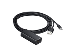 Adaptador Micro Usb Com Ethernet Para Tv, Placa Usb, Cor Preta, Para Conexões De Smart Tv Adaptador Micro Usb Com Ethernet Para Tv, Pla Gokoco