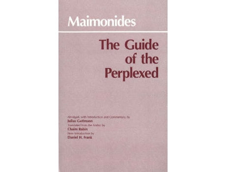 Livro the guide of the perplexed de moses maimonides,daniel h. frank (inglês)
