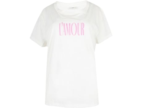 Top De Mulher Jaqueline De Yong Jdymichigan Jrs Estampado Branco (xs)