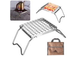 Rack de Churrasco Plegable Ajustable Mini Camping