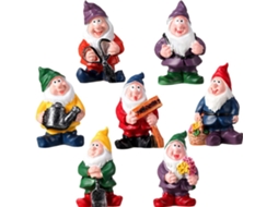 Miniaturas De Resina E Estátuas Decorativas De Jardim Anão