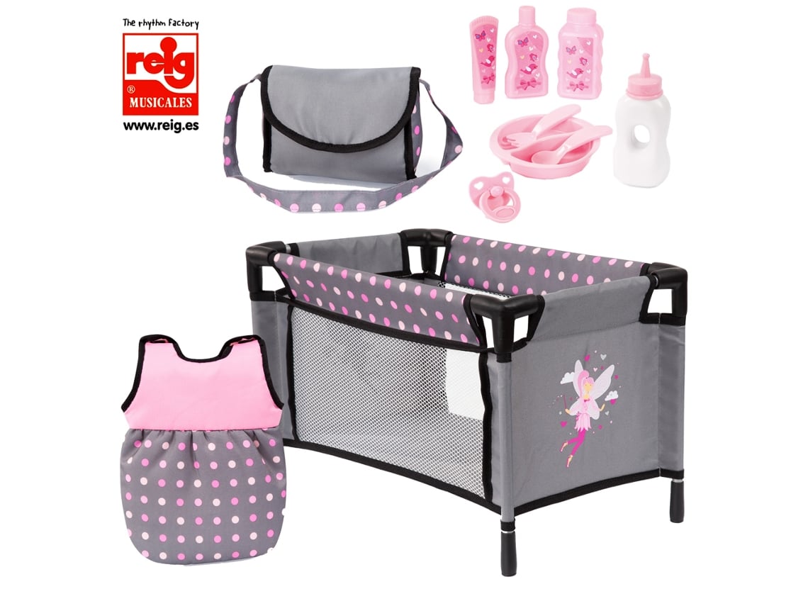 Conjunto de Acessórios BAUER Cama De Viagem Para Bonecas