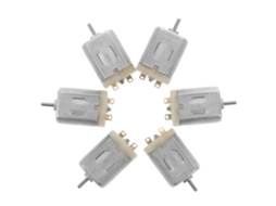 Conjunto De 6 Motores Elétricos Cc Para Trens De Brinquedo, Acessórios Em Miniatura, Motor De Substituição Robusto.