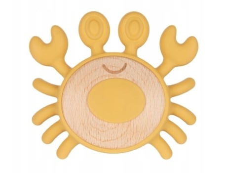 Babies, Mordedor De Madeira E Silicone Para Bebês Caranguejo, 1 Unidade Canpol