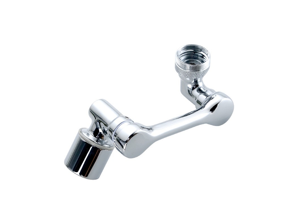 1080° Articulado Extensor De Torneira, Prateado, 2 Fluxo Modes, Latão, Cozinha Sink Aerator