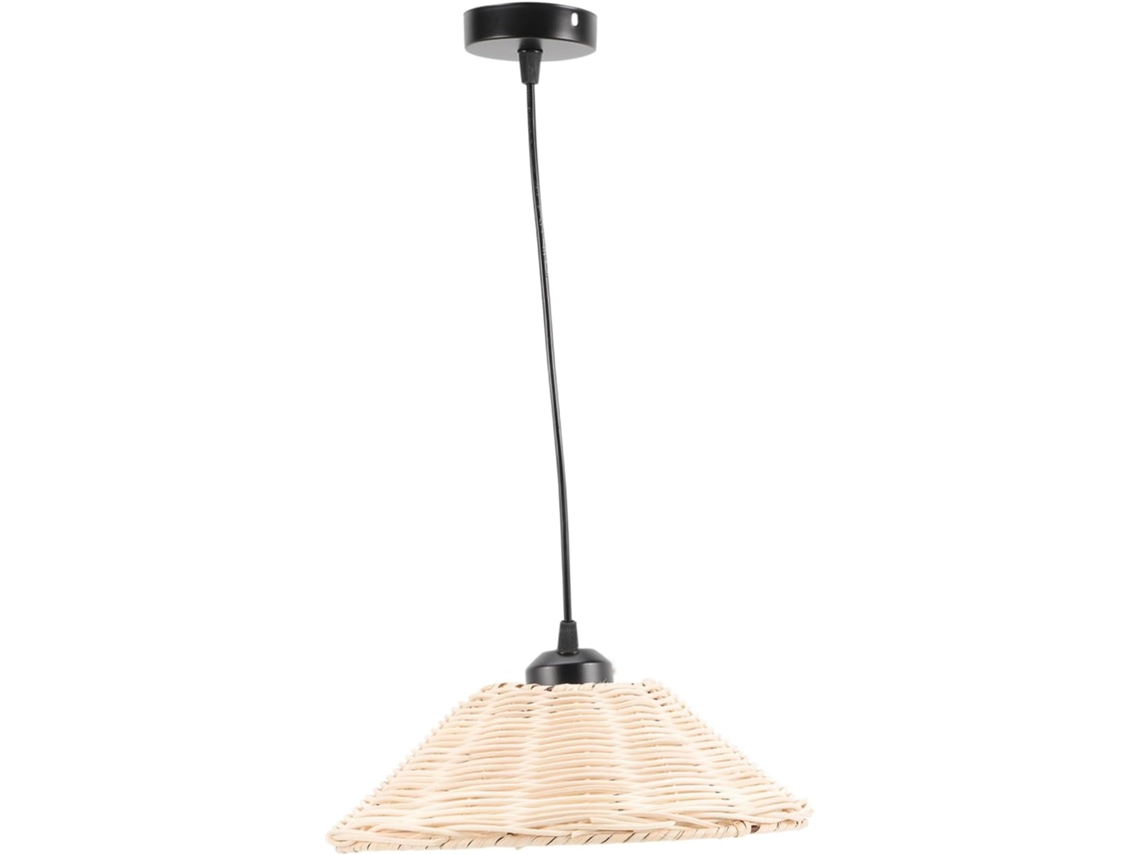Luminária Pendente Artesanal em Rattan Trançado, Estilo Chinês, para Teto de Interiores, Luz Natural. SFUSHOS