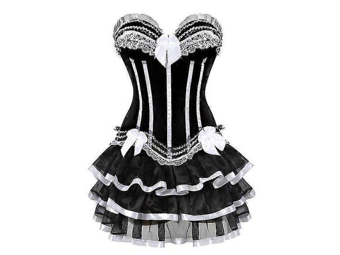 Conjunto de Corset Overbust Veloriskku
