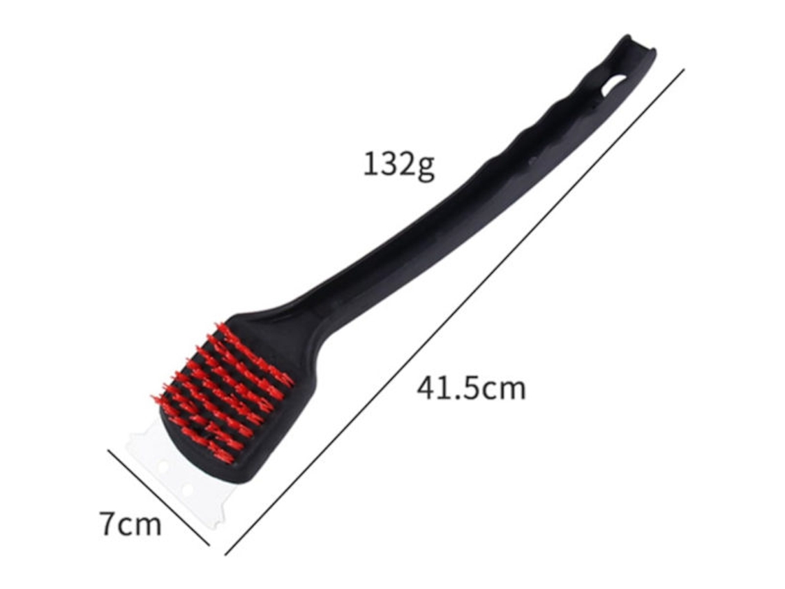 Escova Sem Cerdas para Grelha, com Raspador Integrado AQUAFORGE