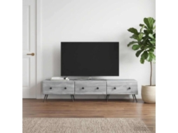 Vidaxl Gabinete Para Tv Com Gaveta Sonoma Cinzento 147 X 34,5 X 30 Cm