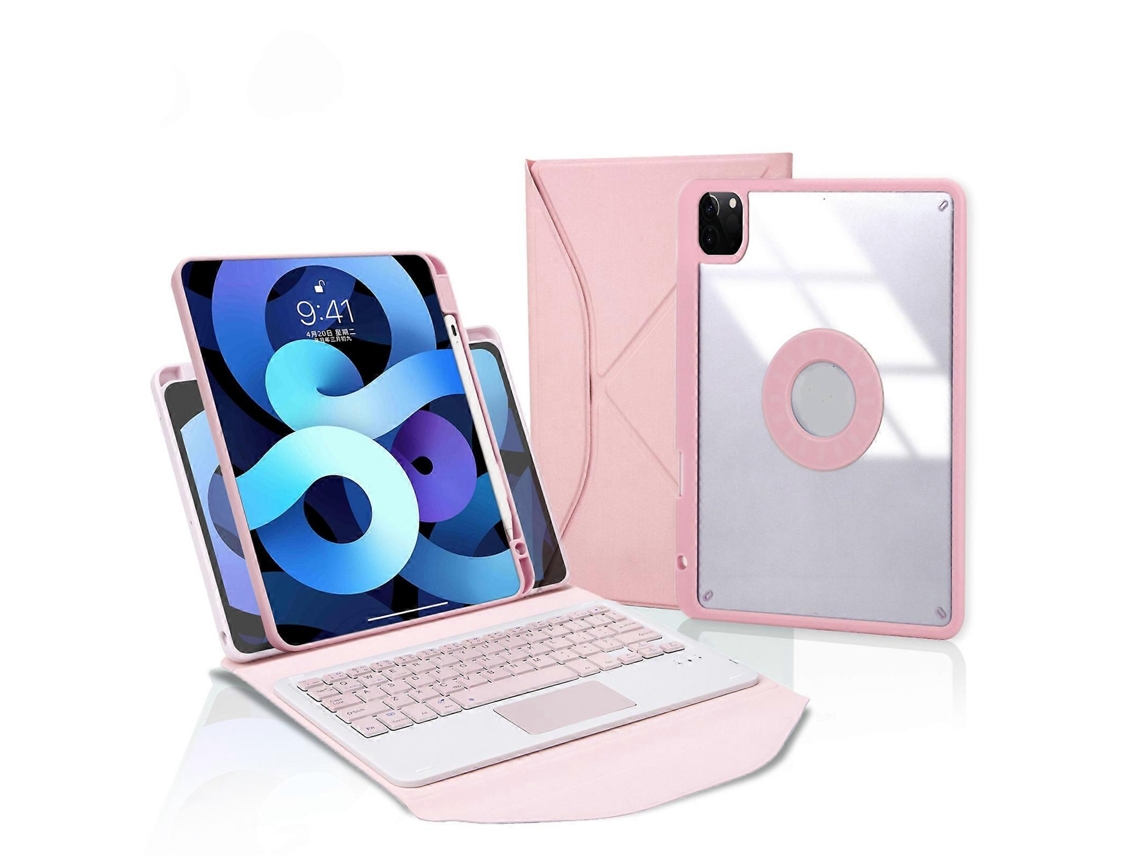 Capa de couro Webake Z11b A para iPad Pro 11 2021/2020/2018 com touchpad e teclado Bluetooth