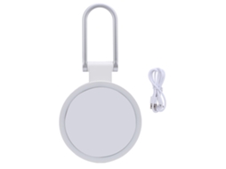 Espejo De Maquillaje Led Doble Lado Con 1x Y 10x Aumento Y Luz Regulable