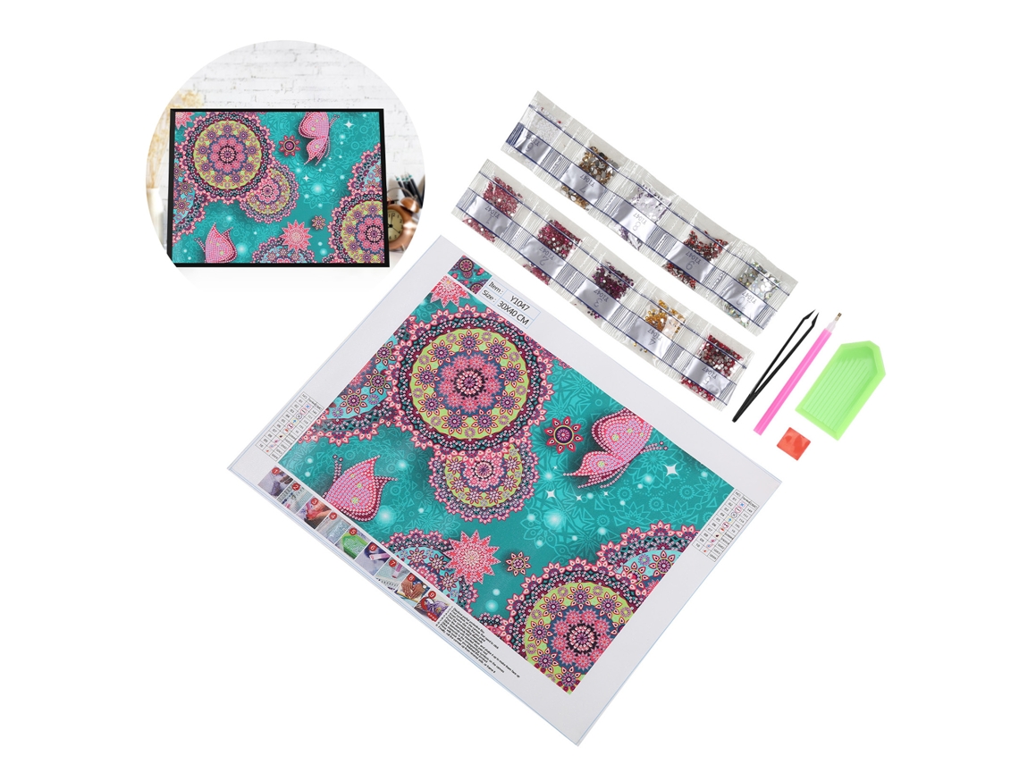 Pintura De Strass Com Efeito Tridimensional Não Cai Facilmente Não Desvanece Pacotes Para Decoração Residencial (y1047)