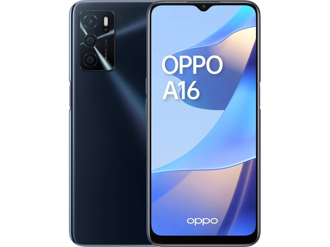 Smartphone OPPO A16 (6.52'' - 3 GB - 32 GB - Preto)