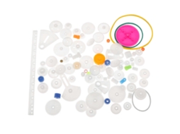 85pcs Conjunto de Engrenagens Plásticas com Polia e Eixo para Modelos Diy e Robôs