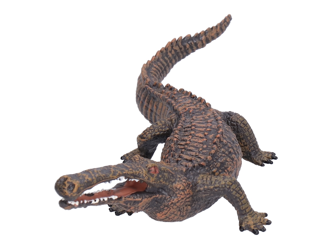 Mali modelo de Crocodilo Simulado Brinquedo de Ação Pvc Coleção Animal Selvagem para Crianças 3+