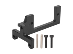 Mali suporte de Servo Rc em Liga de Alumínio para Caminhão Tamiya 1/14 Estilo Moderno Base de Montagem Preto