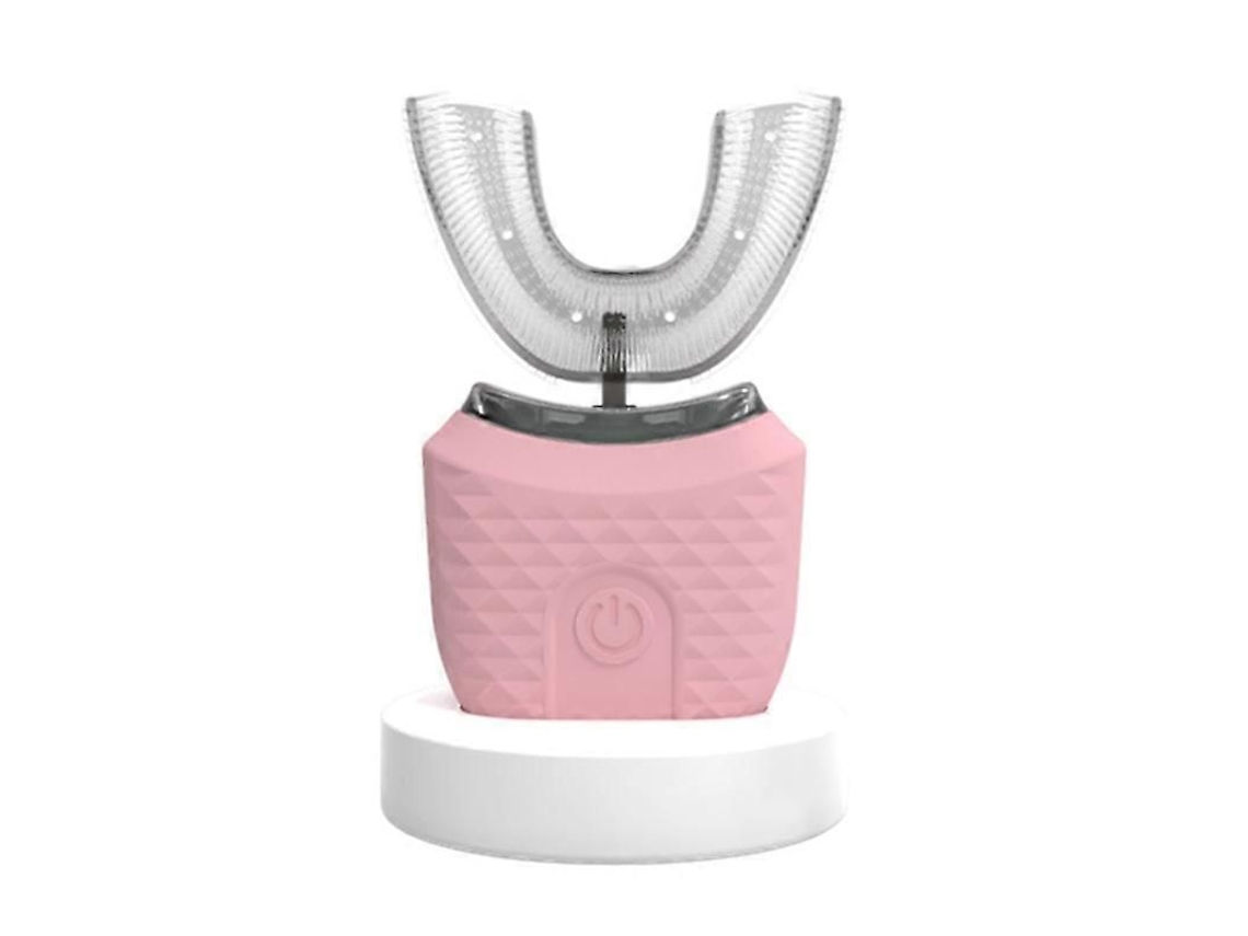 Escova de Dentes Elétrica Automática em Formato U com Ultrassom 360 ​​graus para Clareamento Infantil, Feita Silicone. GOKOCO