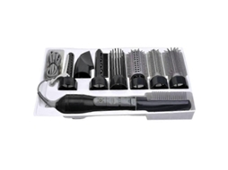 Secador De Cabelo Profissional 8 Em 1 Com Modelador De Cachos, Ideal Para Viagens E Hotéis, Com Pente Integrado.