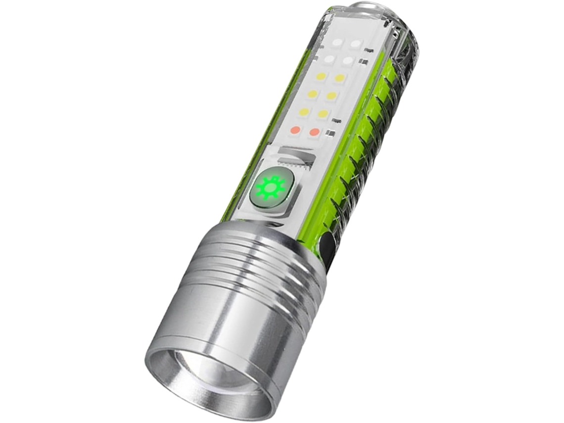 Lanterna Portátil Magnética Compacta, Luz De Emergência, Recarregável