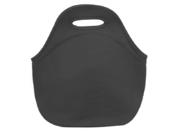 Bolsa Térmica Isolada para Almoço, Impermeável, em Neoprene, Ideal para Piqueniques e Camping, na Cor Preta BRILVIBERA