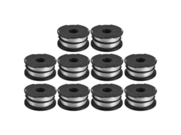 Kit com 10 Carretéis de Fio AQUAFORGE compatível com Black+decker Gh700/gh710/gh750 Df 065 bkp