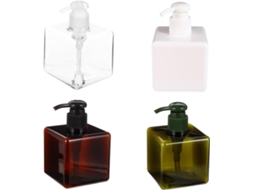 De 4 Frascos Portáteis Recarregáveis Para Shampoo E Outros Produtos De Higiene Pessoal, Ideais Para Viagens.