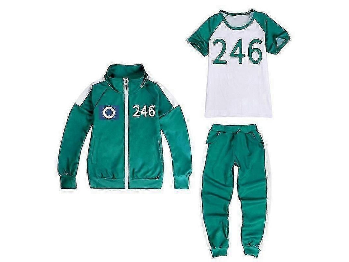 Pijama esportivo de 3 peças para cosplay do Squid Game 2