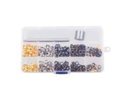 Kit De Ilhós 4,5 Mm Com Metal Duráveis Para Artesanato Diy Nas Cores