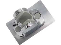 Suporte para Chuveiro em Plástico ABS com Fixação Adesiva e Ajuste de Ângulo em 5 Posições para Banheiro Two Country