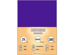 Papelão 180Gr 50 X 65 Cm Roxo 25 Folhas