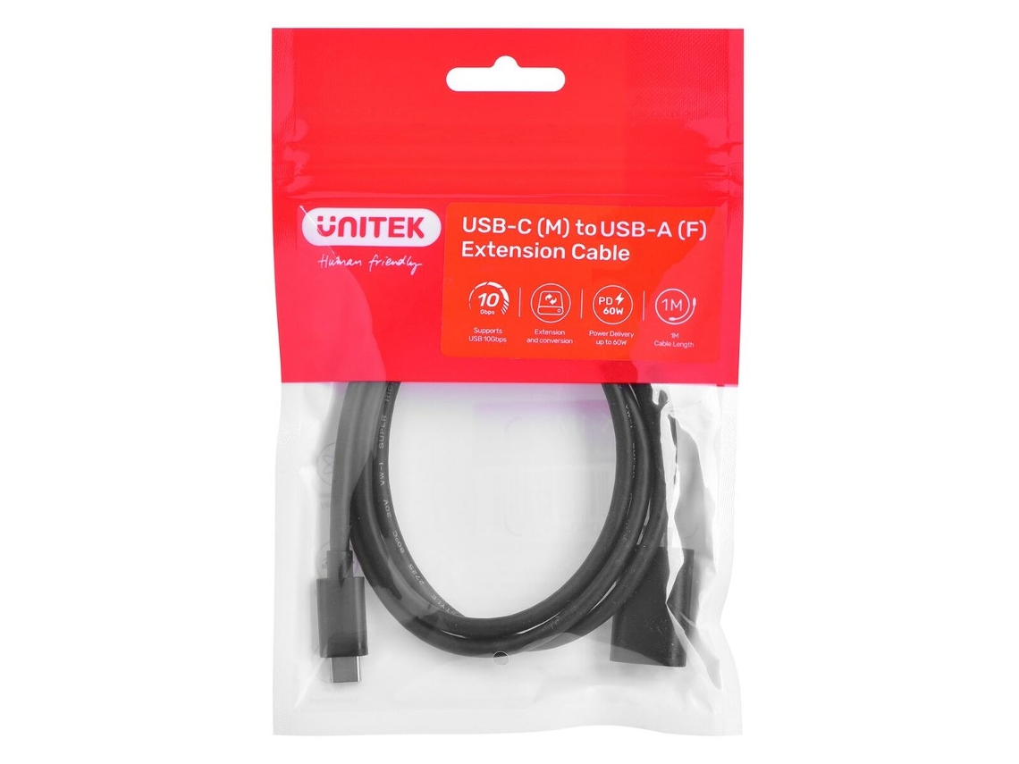 Cabo Usb-C para Usb UNITEK C476Bk-1M 1 M