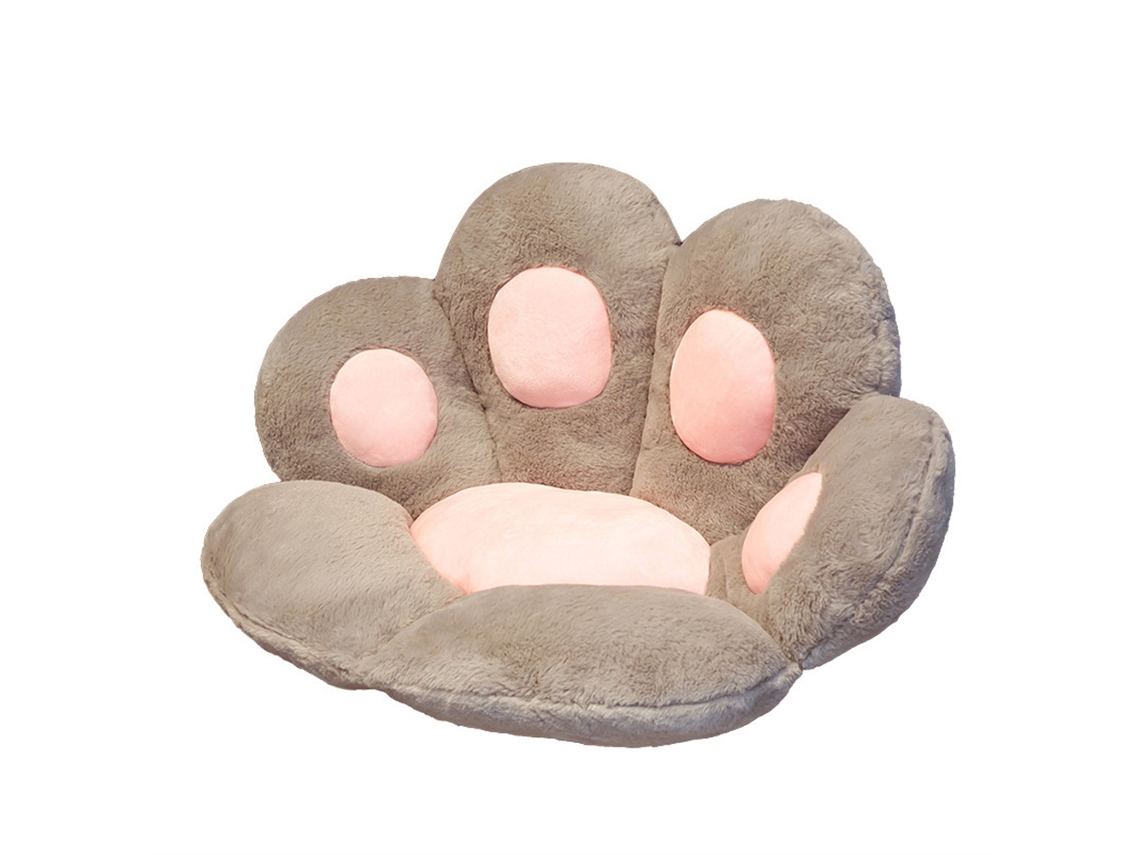 Almofada de Cadeira de Pata de Gato Fofa Sofá Preguiçoso em Formato de Pata de Gato
